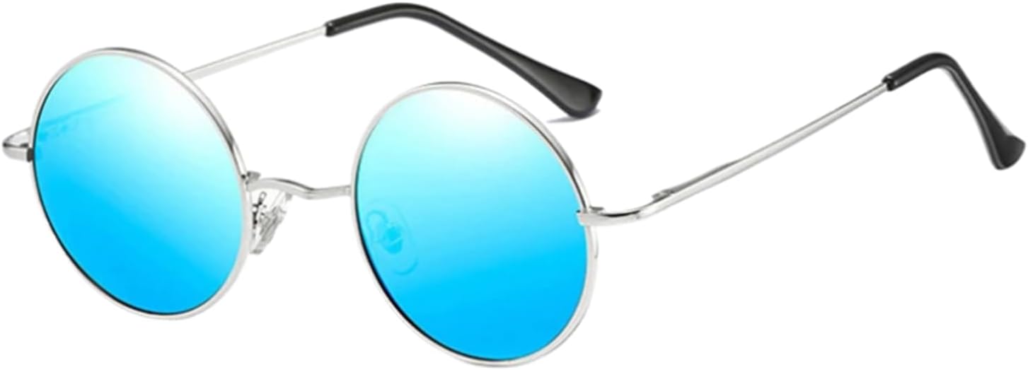 

Солнцезащитные очки с защитой от УФ-излучения UV400 | Маленькие круглые цветные линзы | для женщин и мужчин, для занятий спортом на открытом воздухе и вождения DSVIGF, 06