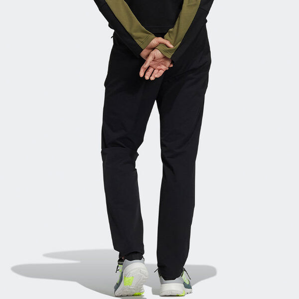 Спортивные штаны Men's adidas Lacing Elastic Waistband Slim Fit Sports Pants/Trousers/Joggers Black, мультиколор — фото 3