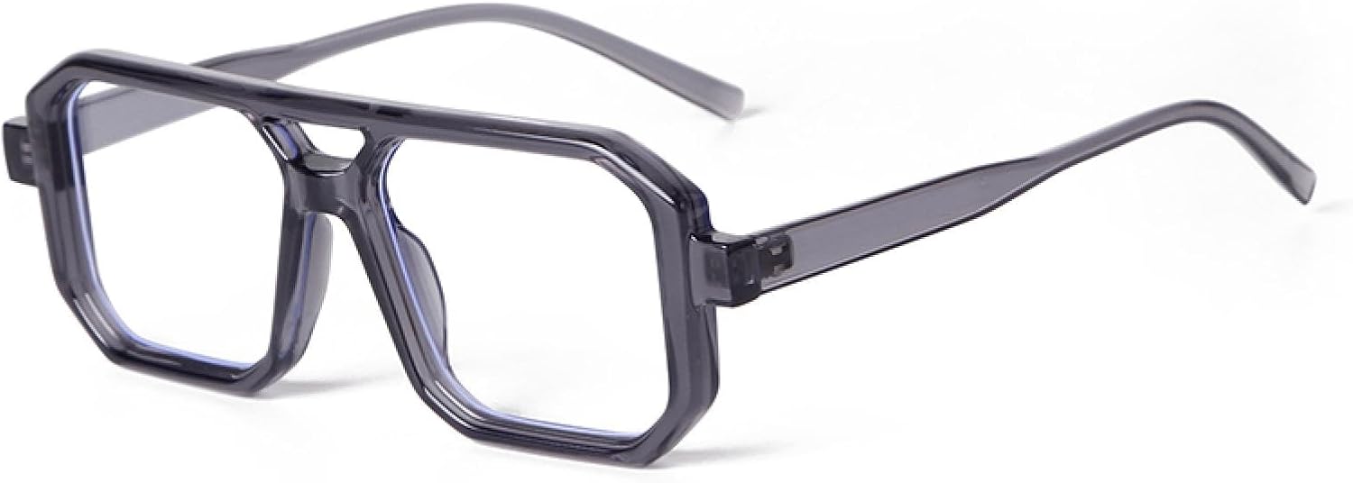 

Винтажные квадратные солнцезащитные очки с двойной перемычкой для женщин и мужчин, черно-желтые, с линзами цвета "конфетный", защита от УФ-излучения UV400, ретро-очки для активного отдыха WNCKSQ, C10