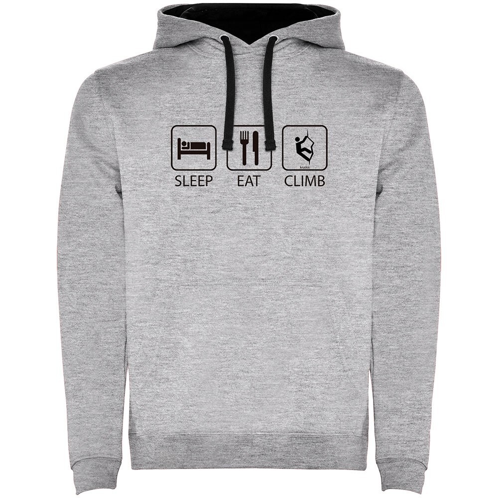 

Худи Kruskis Sleep Eat And Climb Two-Colour, серый