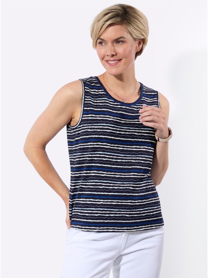 

WITT WEIDEN Футболка с принтом в темно-синем и светло-голубом цветах