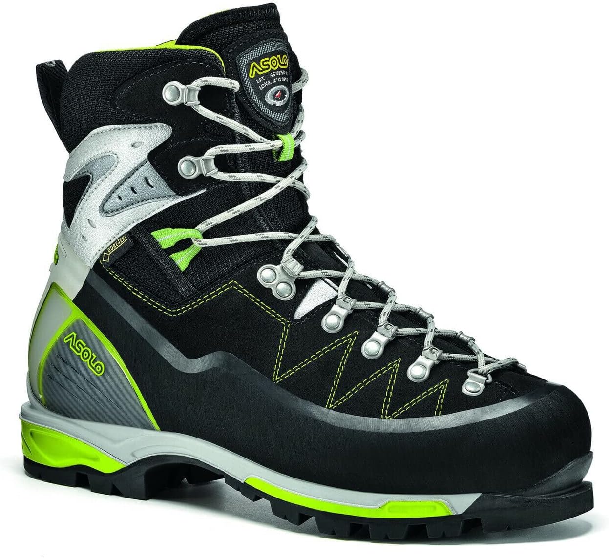 

Горные ботинки ASOLO Alta Via GV, черный/зеленый