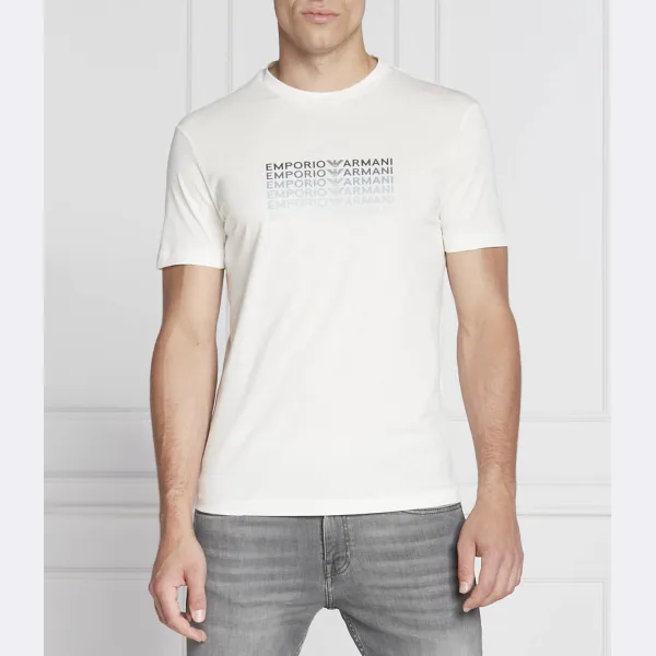 

Футболка стандартного кроя Emporio Armani, белый