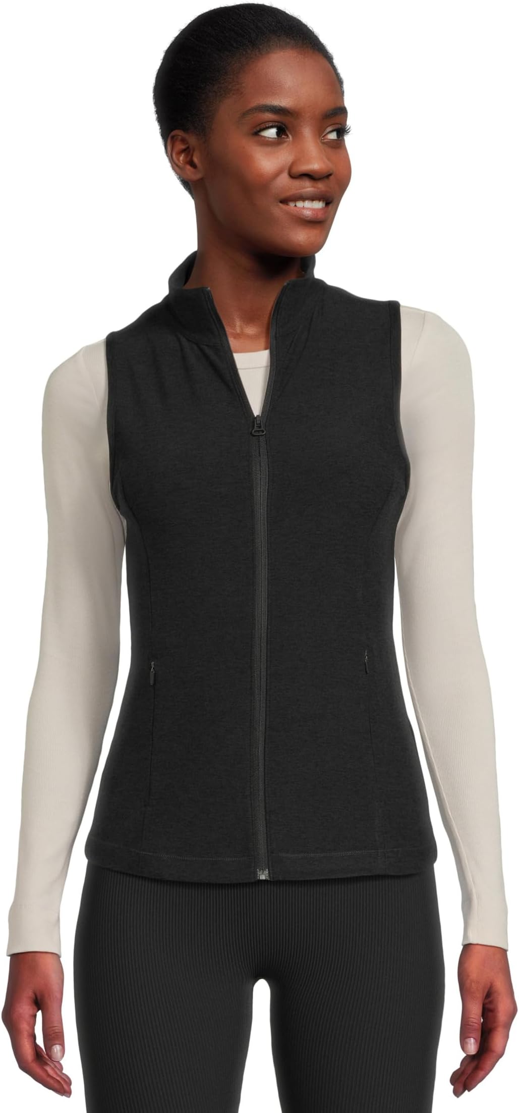 

Женский жилет Venice на молнии спереди Beyond Yoga, Darkest Night