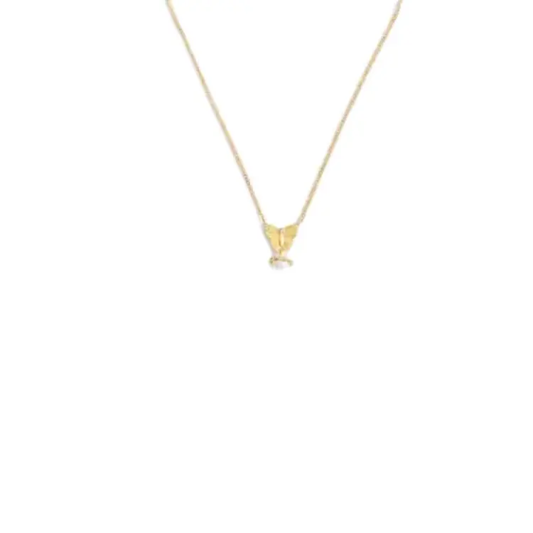 

Coach Женское золотое ожерелье из латуни, стекла, кубического циркония и жемчуга