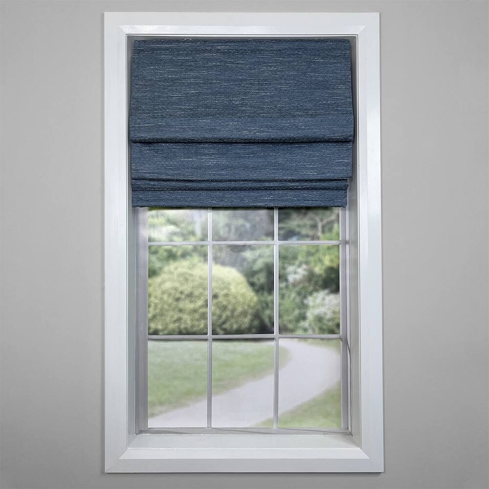 

Versailles Home Fashions Caesar Cordless Blackout Римская штора, цвет Wedgewood