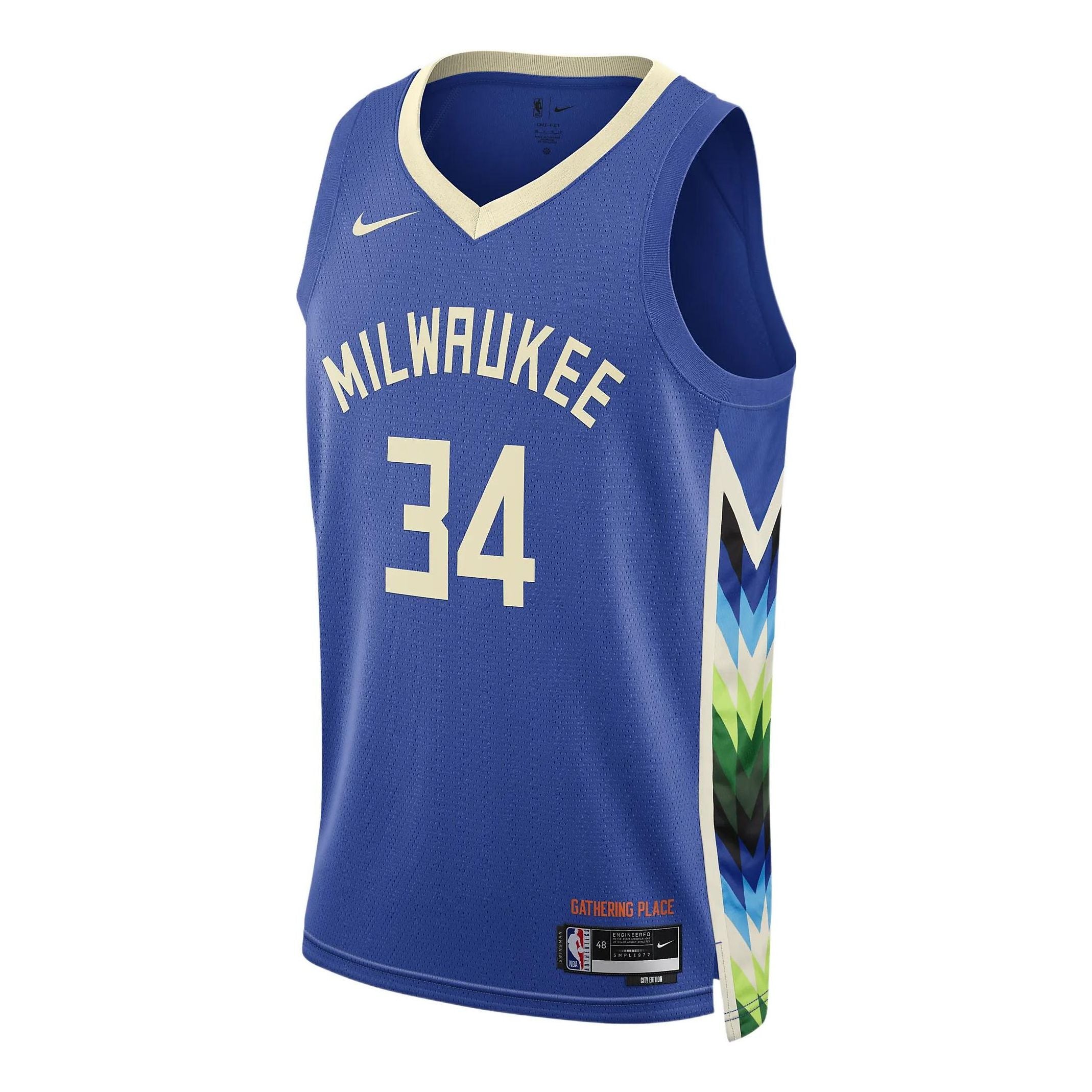 

Баскетбольное джерси Nike Dri-FIT NBA Milwaukee Buckst City Edition 22/23 Swingman Basketball Jersey 'Giannis Antetokounmpo'