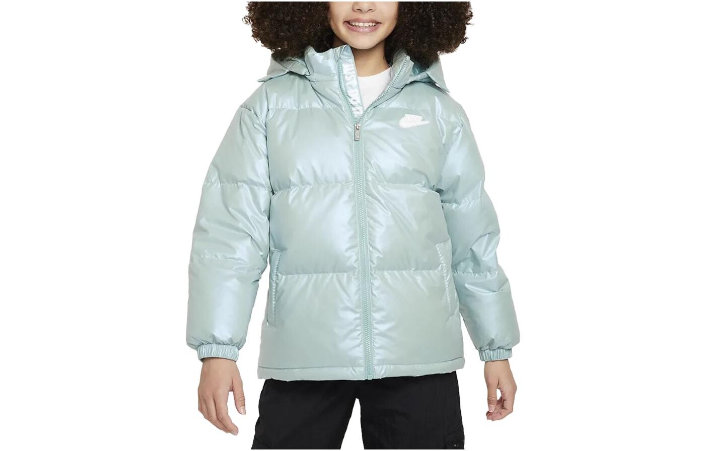 

Детский пуховик Nike, цвет Mineral color