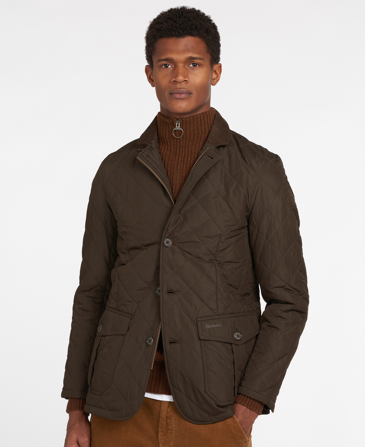 

Стеганая куртка Barbour Lutz, оливковый