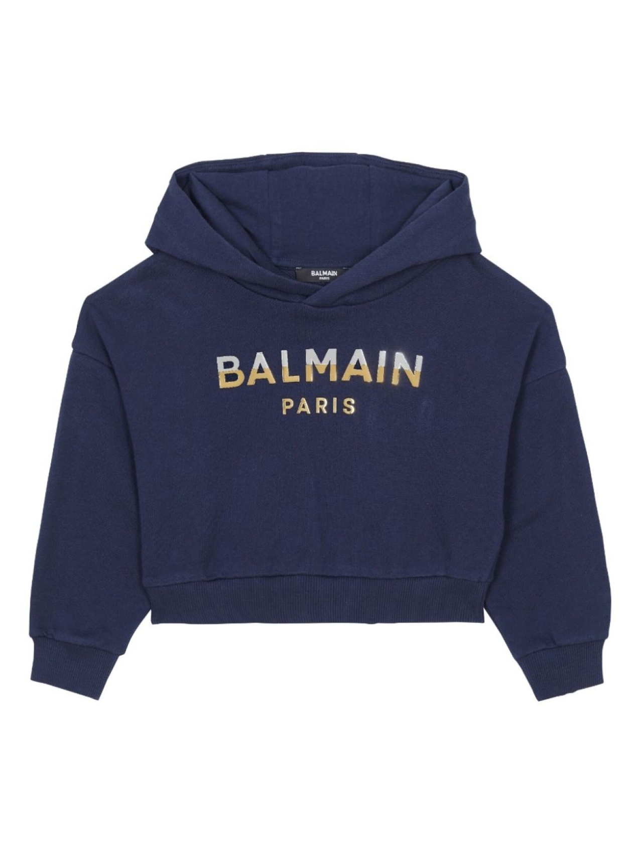 

Balmain Kids худи с логотипом, синий