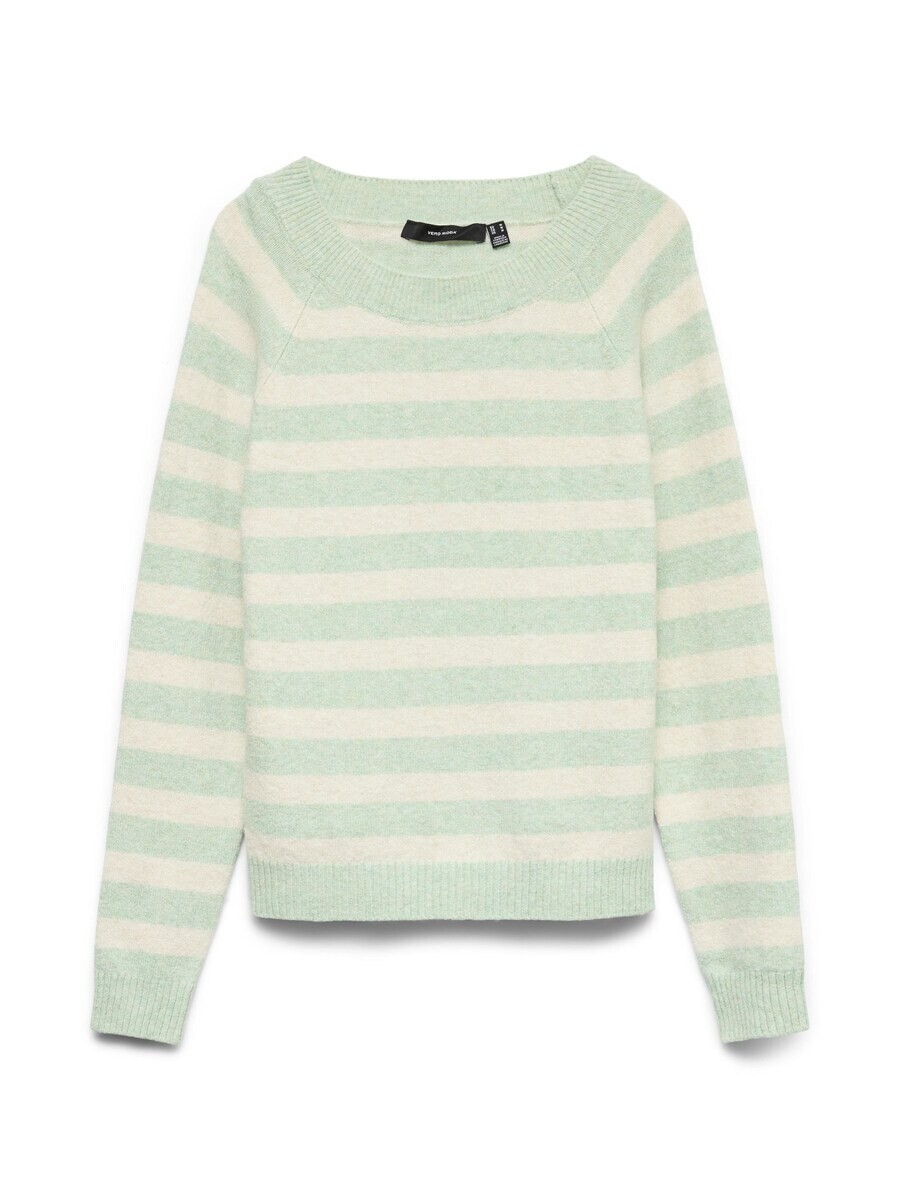 

Тонкий вязаный свитер VERO MODA Sweater VMDoffy, цвет cream/mint