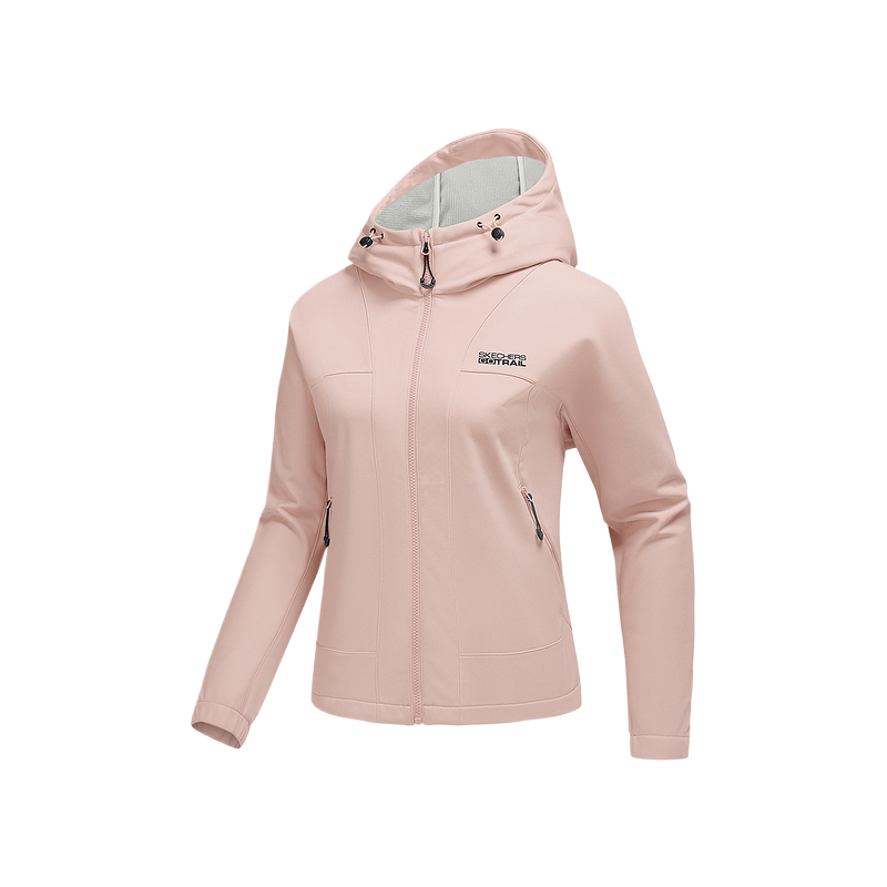 

Skechers Горная куртка для женщин, Soft Peach Pink-02EN
