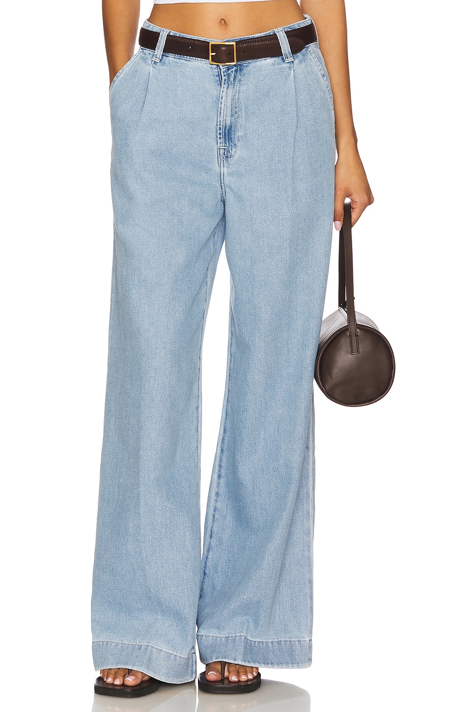 

Брюки с плиссировкой 7 For All Mankind, hana