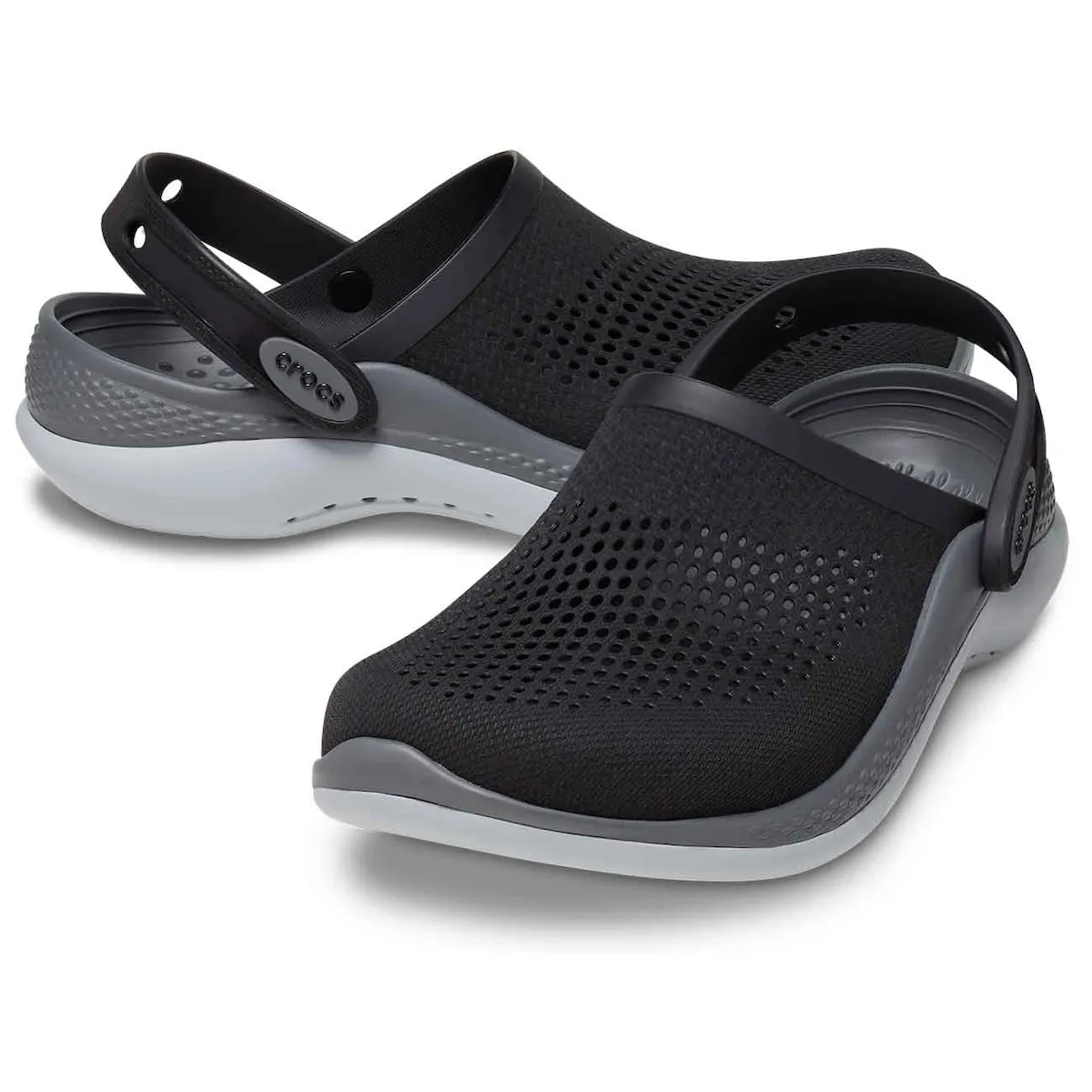 Унисекс сабо Literide 360 Clog Crocs, черный/серый — фото 2