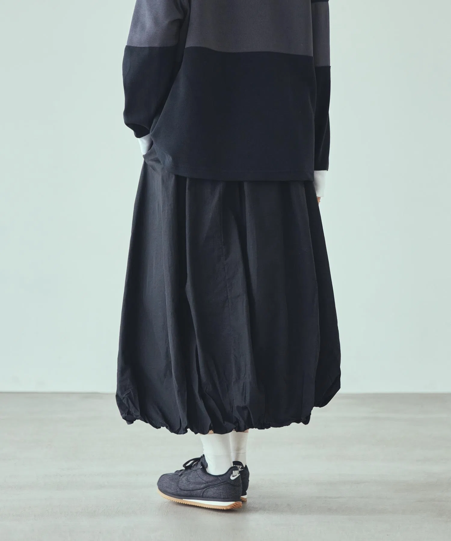 Женская юбка-миди Nike Sportswear Windrunner чёрная — фото 3