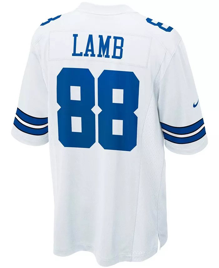 Мужская альтернативная игровая футболка Dallas Cowboys CeeDee Lamb Nike, белый — фото 3