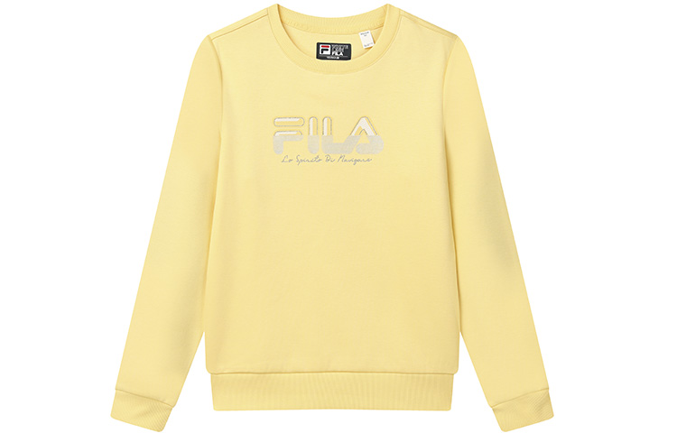 

FILA Женская толстовка светло-желтого цвета