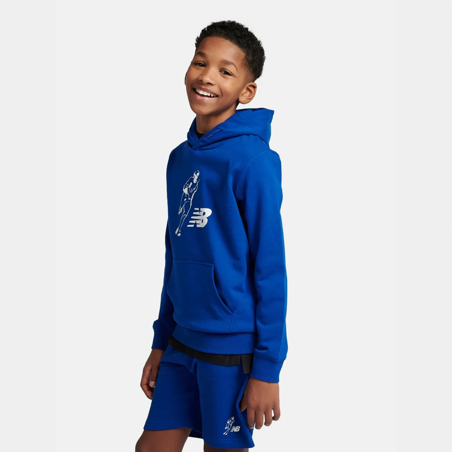 Худи с графическим принтом Shohei Ohtani Junior "Always on Logo" New Balance, TRY Team Royal — фото 2