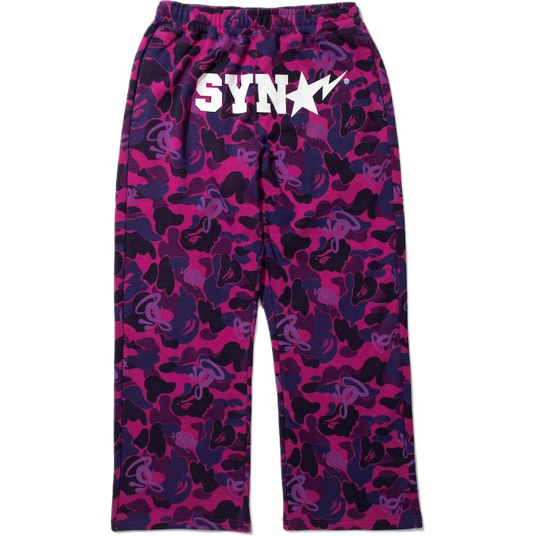 Мужские вязаные спортивные штаны x SPOTIFY X SYNA от CENTRAL CEE, осень-зима 2025 A Bathing Ape, зеленый — фото 3