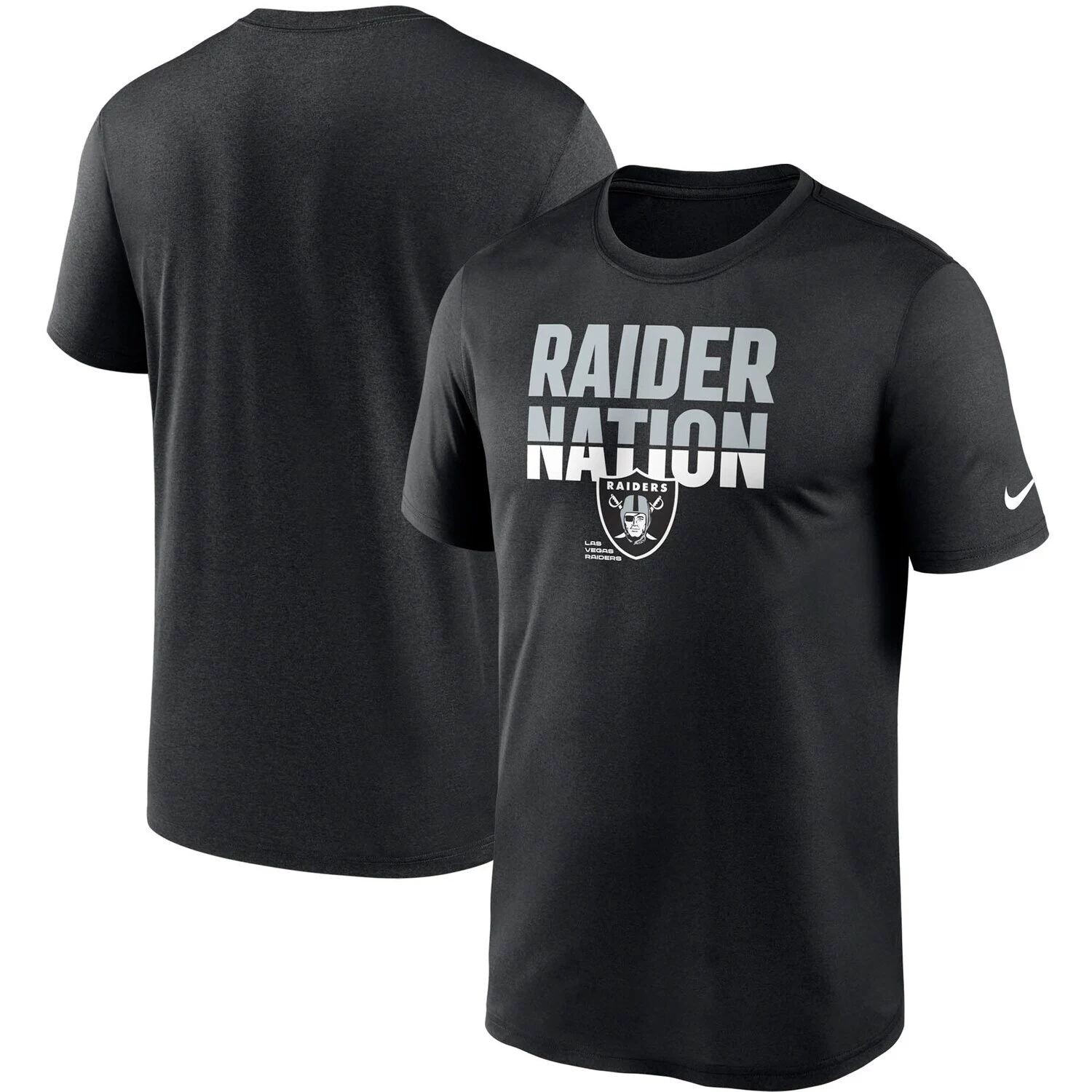 

Мужская черная футболка Nike Las Vegas Raiders Legend Local Phrase Performance, Черный, Мужская черная футболка Nike Las Vegas Raiders Legend Local Phrase Performance