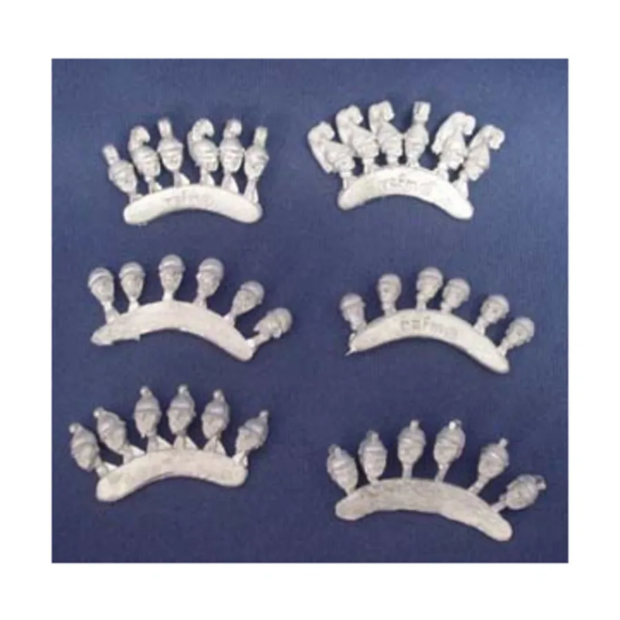 

Эллинистические головы (6 типов), Historical Miniatures - Armies of the Hellenistic Period - Accessories (25mm)