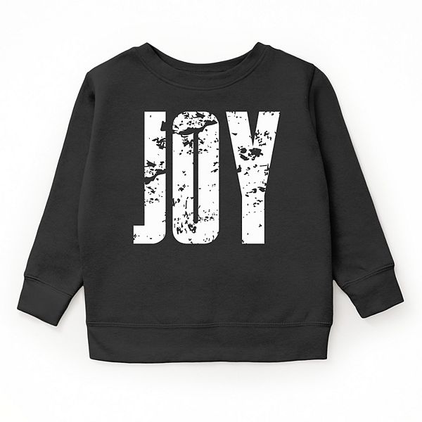 

Свитшот Joy block distressed с молодежным принтом The Juniper Shop, Black