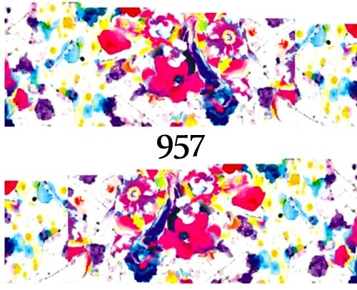 

Водные наклейки для ногтей - №957, Raisin