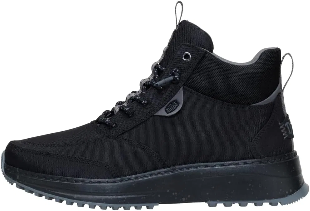 Нейлоновые ботильоны HEYDUDE Tahoe унисекс для взрослых, Black Granite Grey