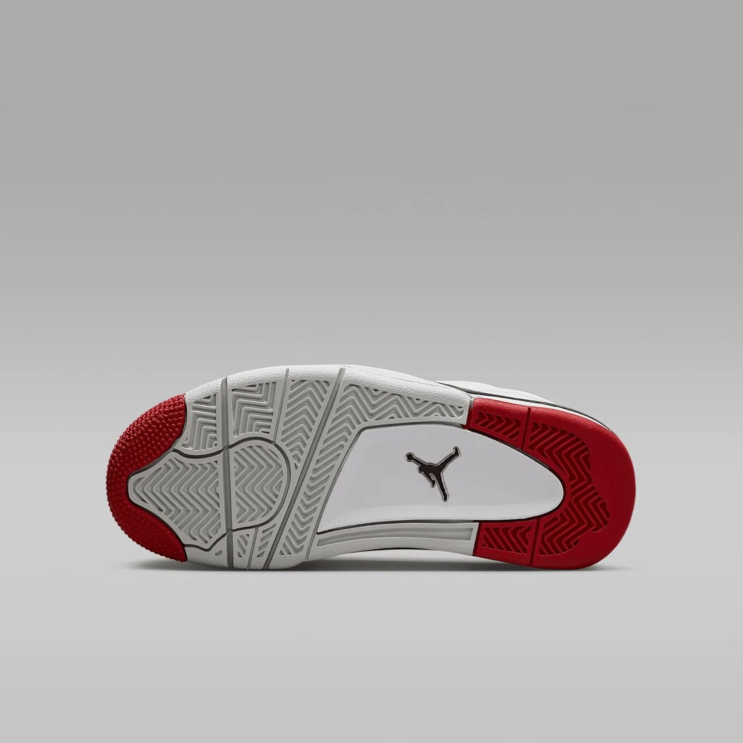 Детские кроссовки Nike Air Jordan 4 RM, White/Black/Neutral Grey/Varsity Red — фото 2