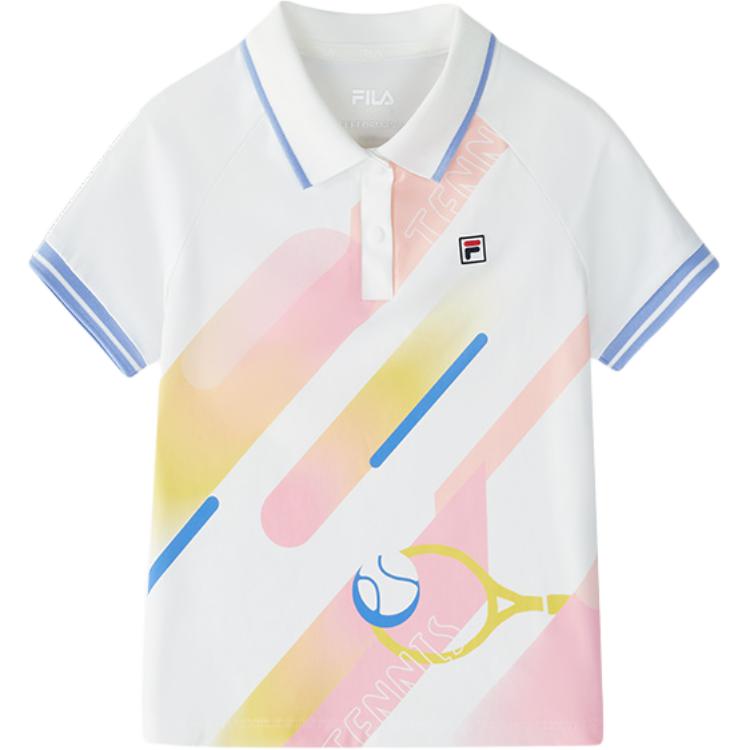 

Футболка поло ss25 с принтом по всей поверхности для детей 3-7 лет FILA KIDS, Full Print - Fza
