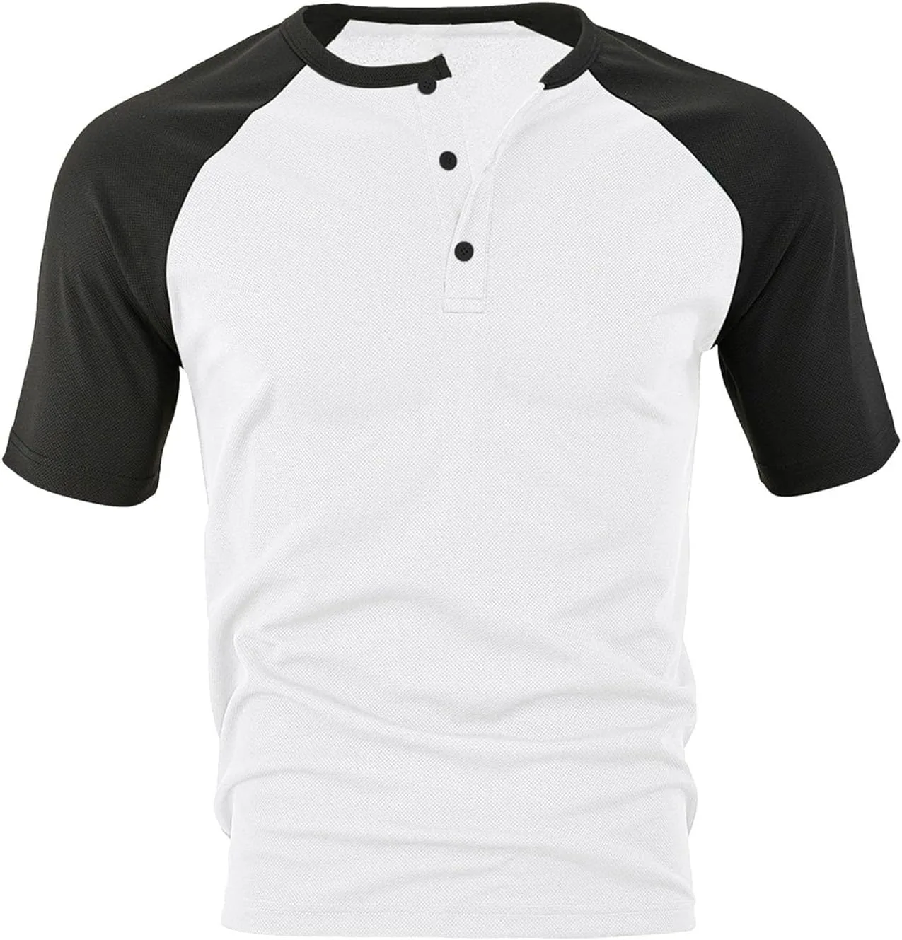 Мужская футболка с коротким рукавом Casual Trendy в европейском стиле Color Blocked с кнопками на воротнике и ананасовым принтом — фото 3