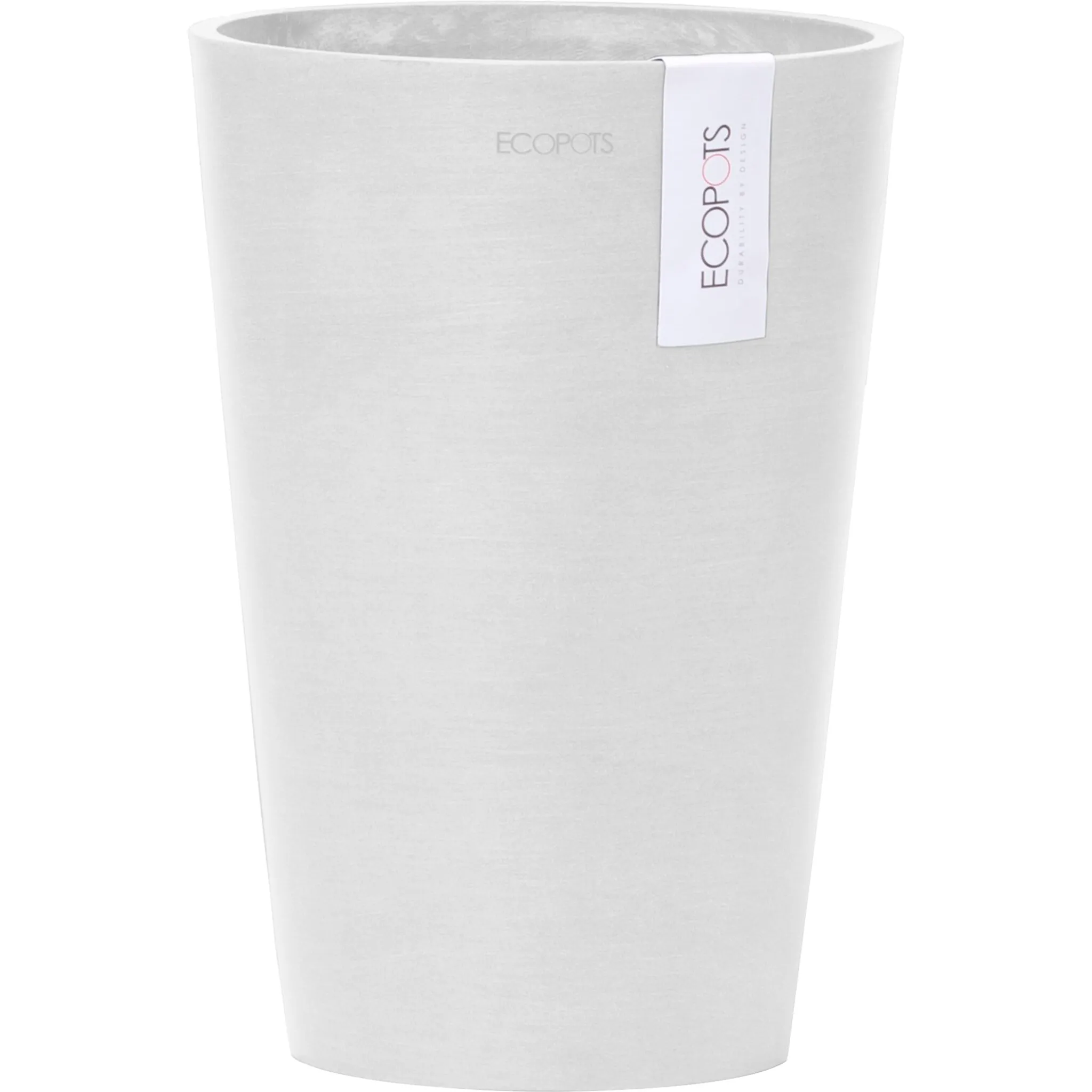 

Цветочный горшок ECOPOTS «Pisa 17.5 White», для внутреннего использования, белый