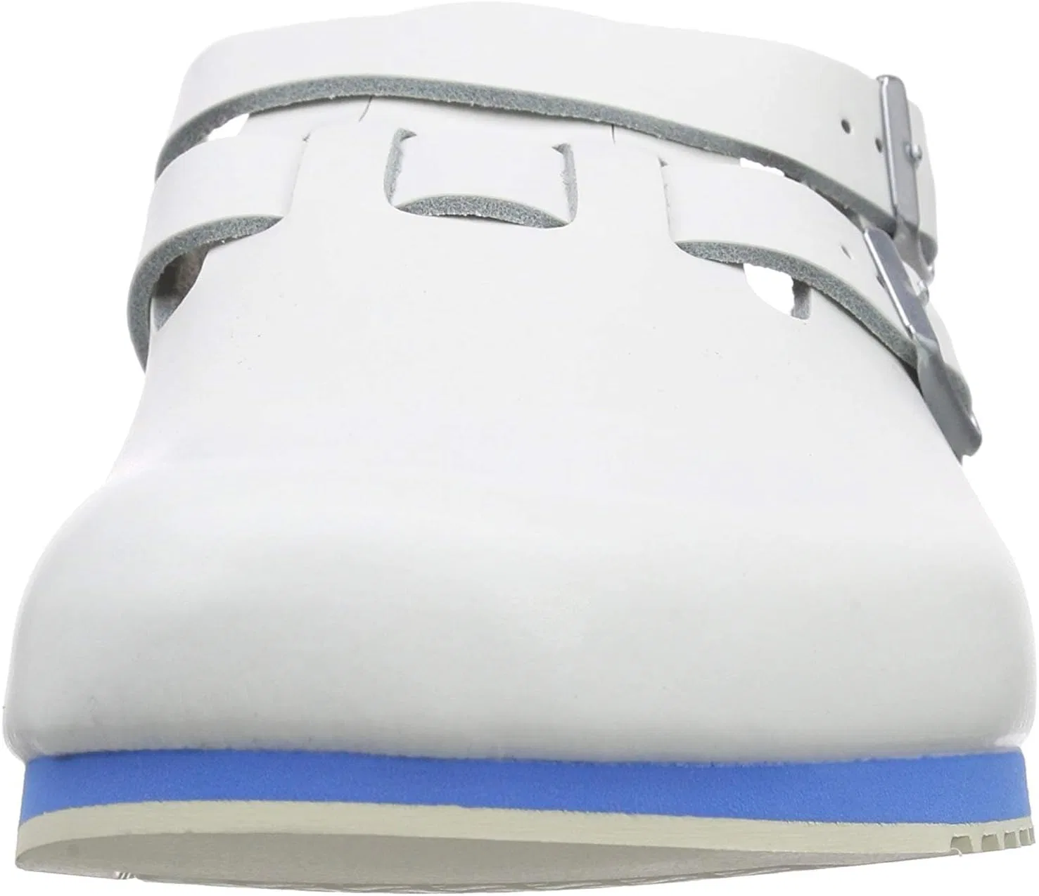 Мужские кожаные сабо Birkenstock Professional Kay с мягкой стелькой, White — фото 2