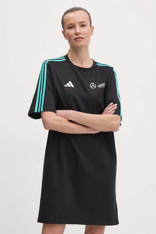 

Хлопковое платье X Mercedes Adidas, черный