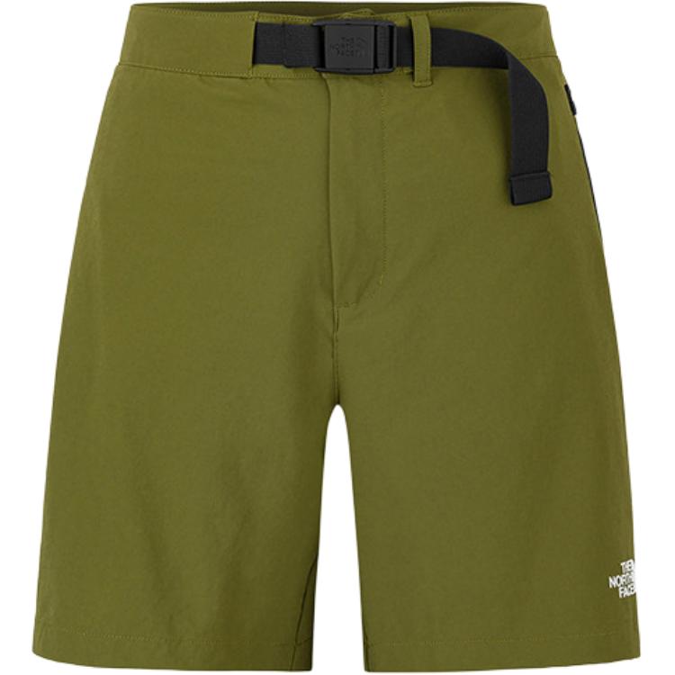 

Повседневные шорты женские оливково-зеленые THE NORTH FACE