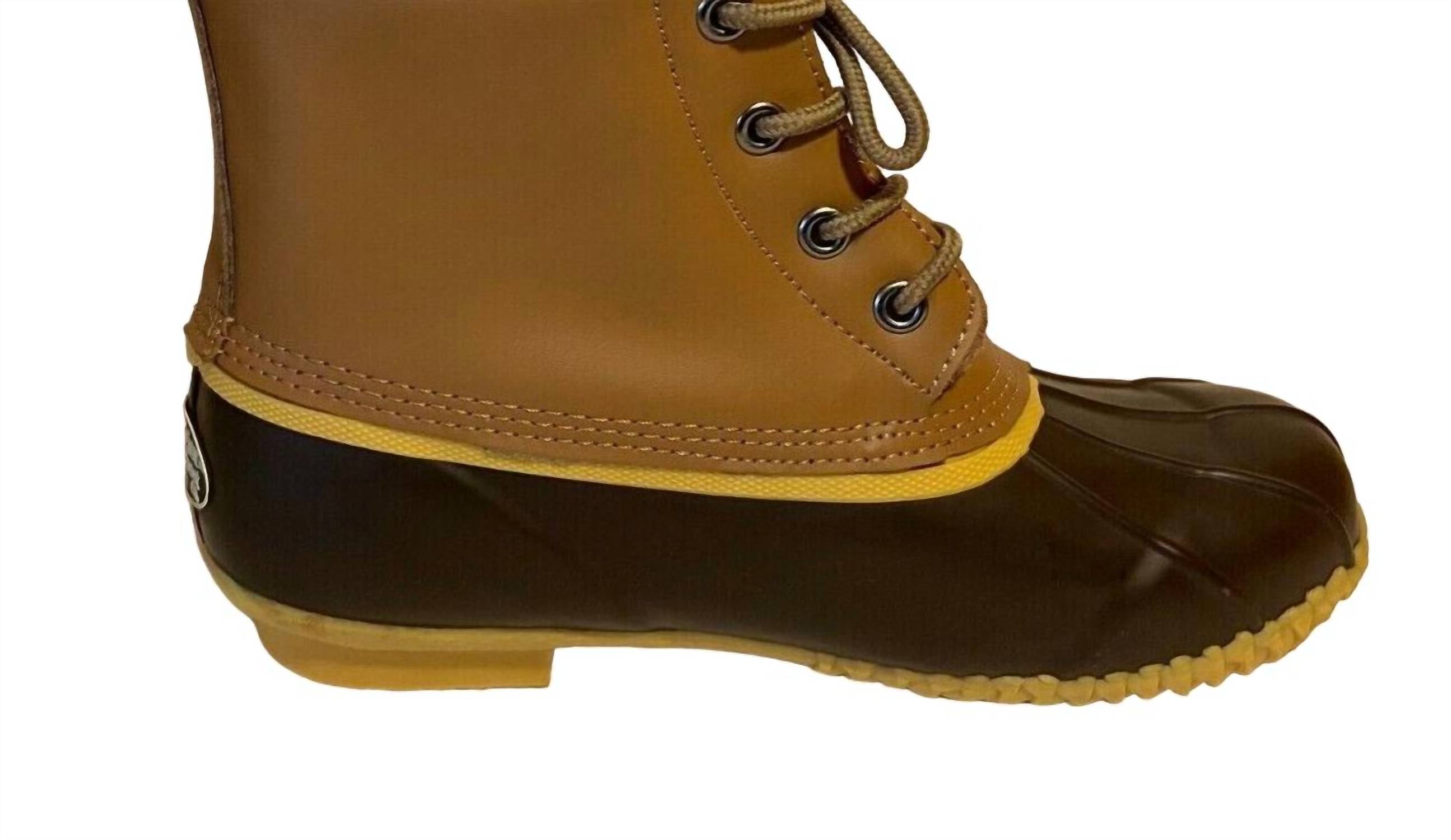 Женские ботинки Duck Boot с 5 люверсами коричневого цвета Superior Boot Co.