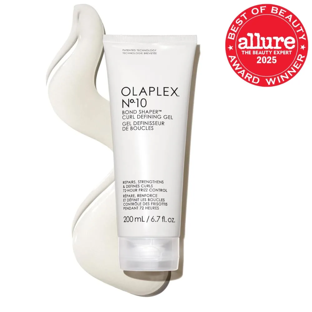 Olaplex Nº.10 Bond Shaper Curl Defining Gel: гель для определения завитков, разглаживающий пушистость | увлажняет, распутывает и формирует локоны | фиксация на весь день без следов | для кудрявых, вьющихся и волнистых волос, 200 мл — фото 2