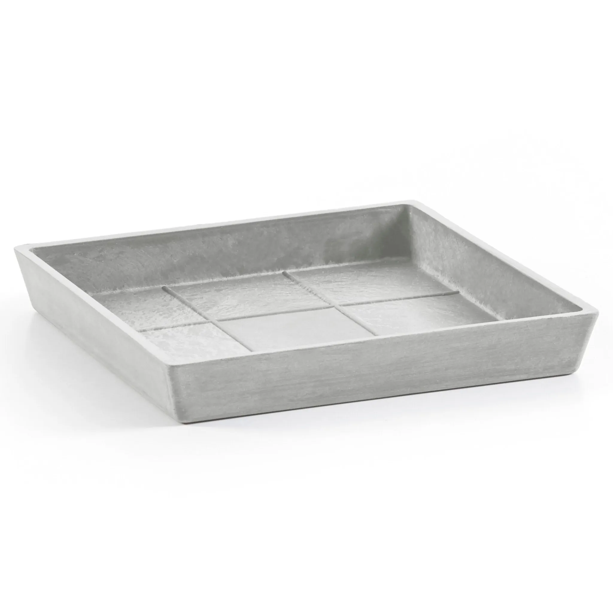 

Подставка для кастрюль ECOPOTS «Square 25 белый серый», для внутреннего и наружного применения: морозостойкая, ударопрочная и светостойкая