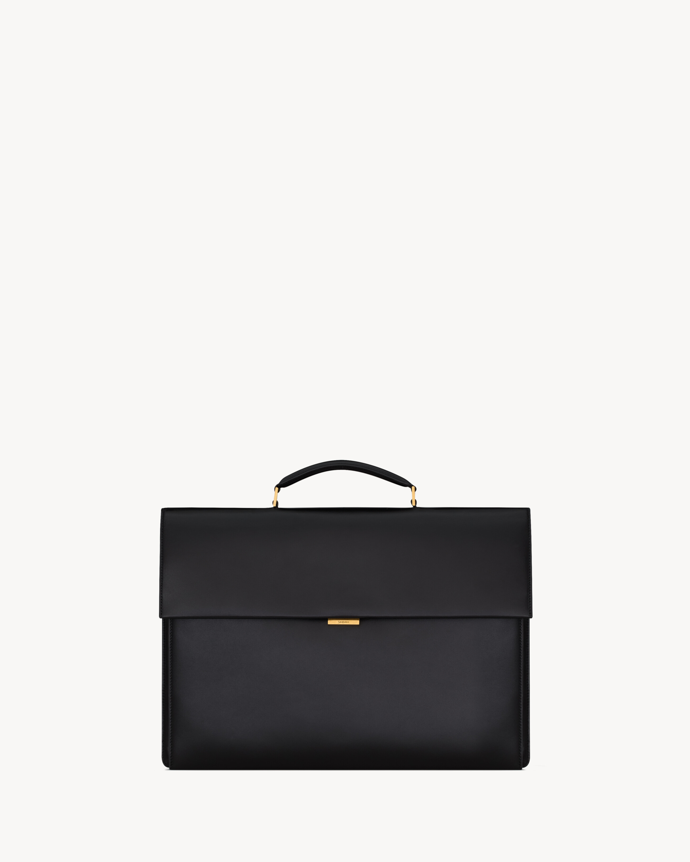 

Портфель SAINT LAURENT из кожи BOX SAINT LAURENT, черный