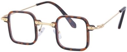 

2026 Модные панк-солнцезащитные очки маленького квадратного размера для женщин, винтажные солнцезащитные очки в стиле стимпанк для мужчин и хип-хоп для женщин MTZJH, Demi White