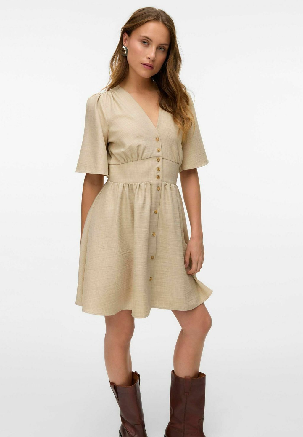 

Платье-рубашка VMMELANEY KURZES Vero Moda, мультиколор