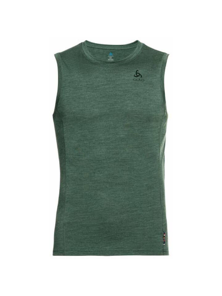 

Функциональная рубашка Odlo Tanktop BL TOP Crew neck Singlet, зеленый