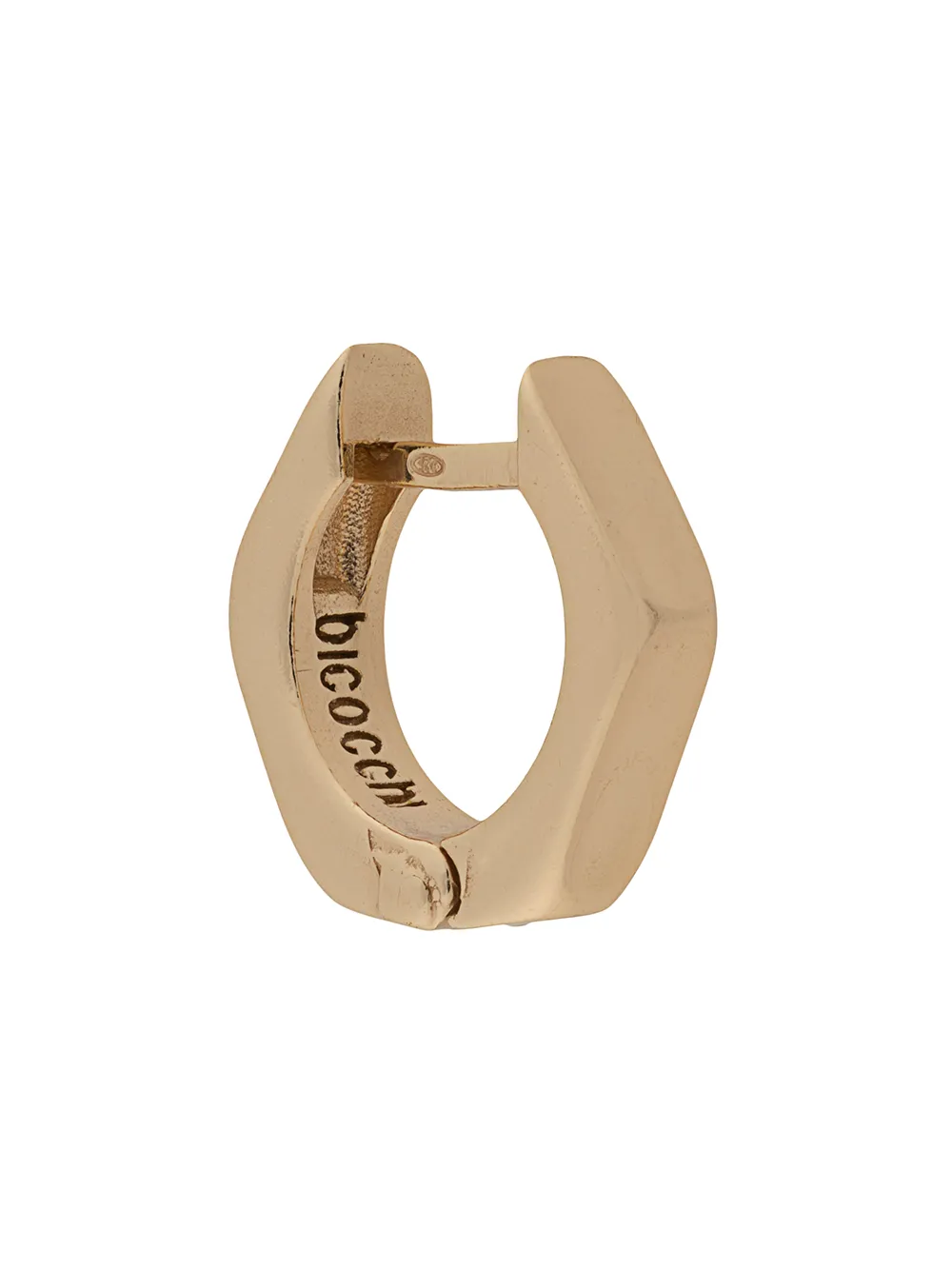 

Граненая серьга-кольцо Emanuele Bicocchi, золотой