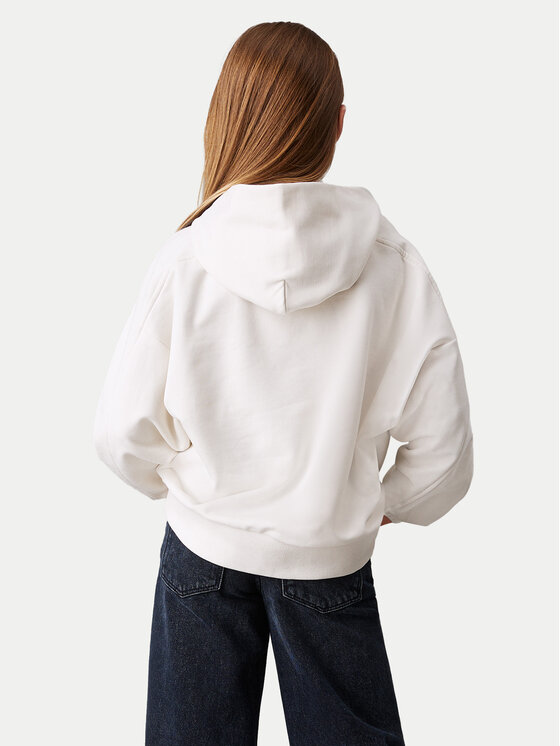 Свитшот regular fit Signage IG0IG02640 Calvin Klein Jeans, экрю — фото 3