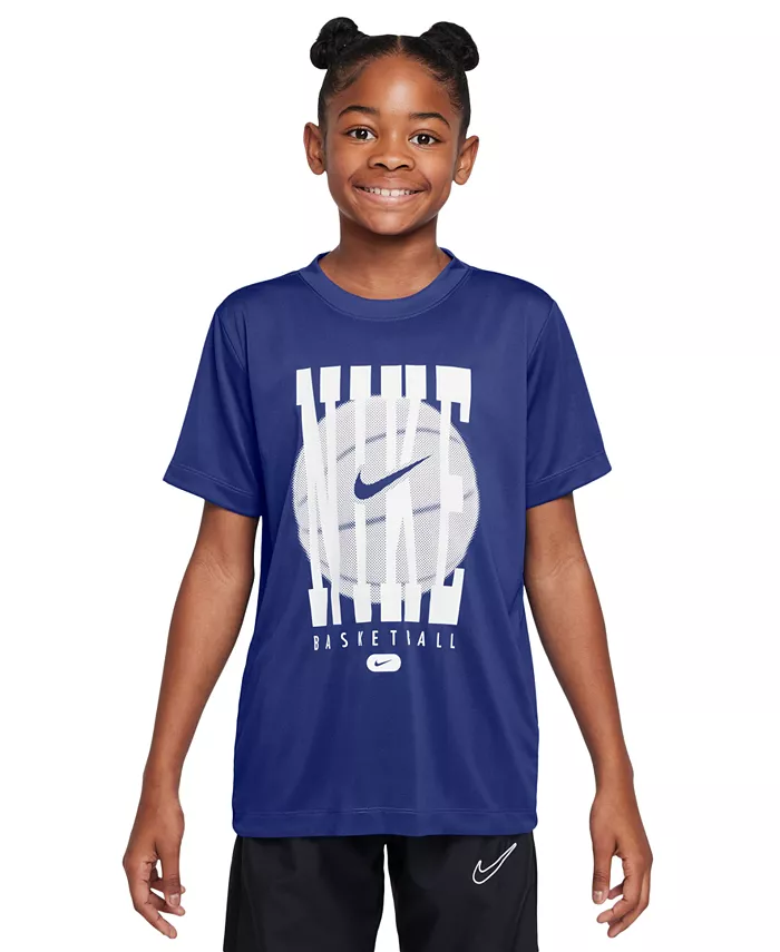 

Футболка для тренировок Big Boys Legend Dri-FIT Nike, синий