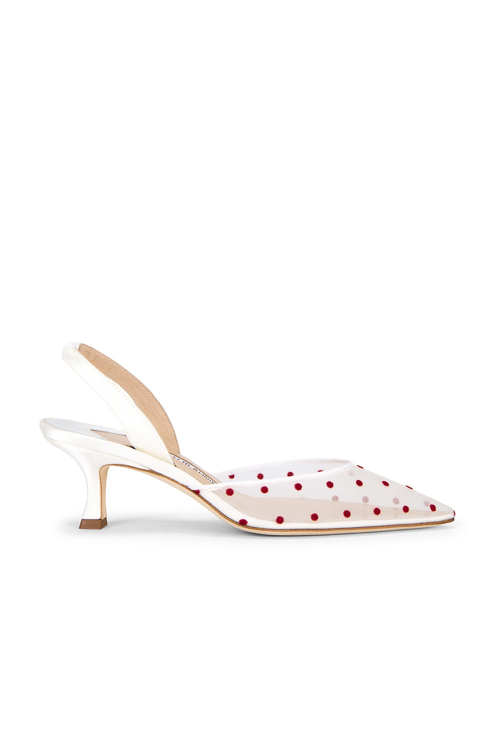 Carolyne 50 Туфли Manolo Blahnik, Yoth & Light Cream