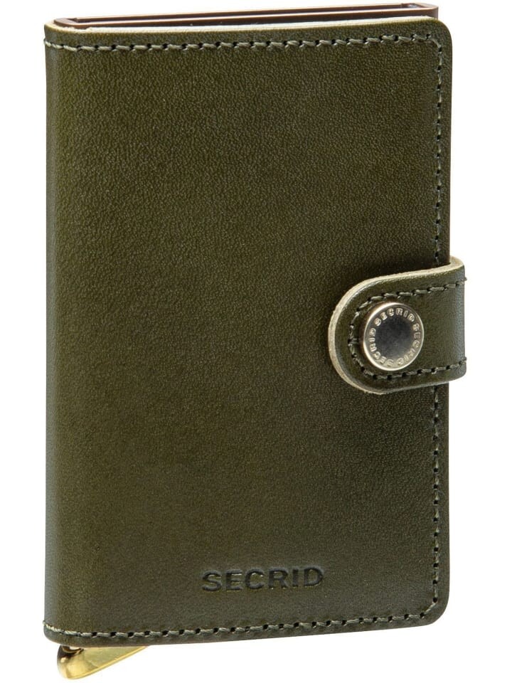 

Кошелек Secrid Geldbörse Premium Miniwallet Dusk, оливковый