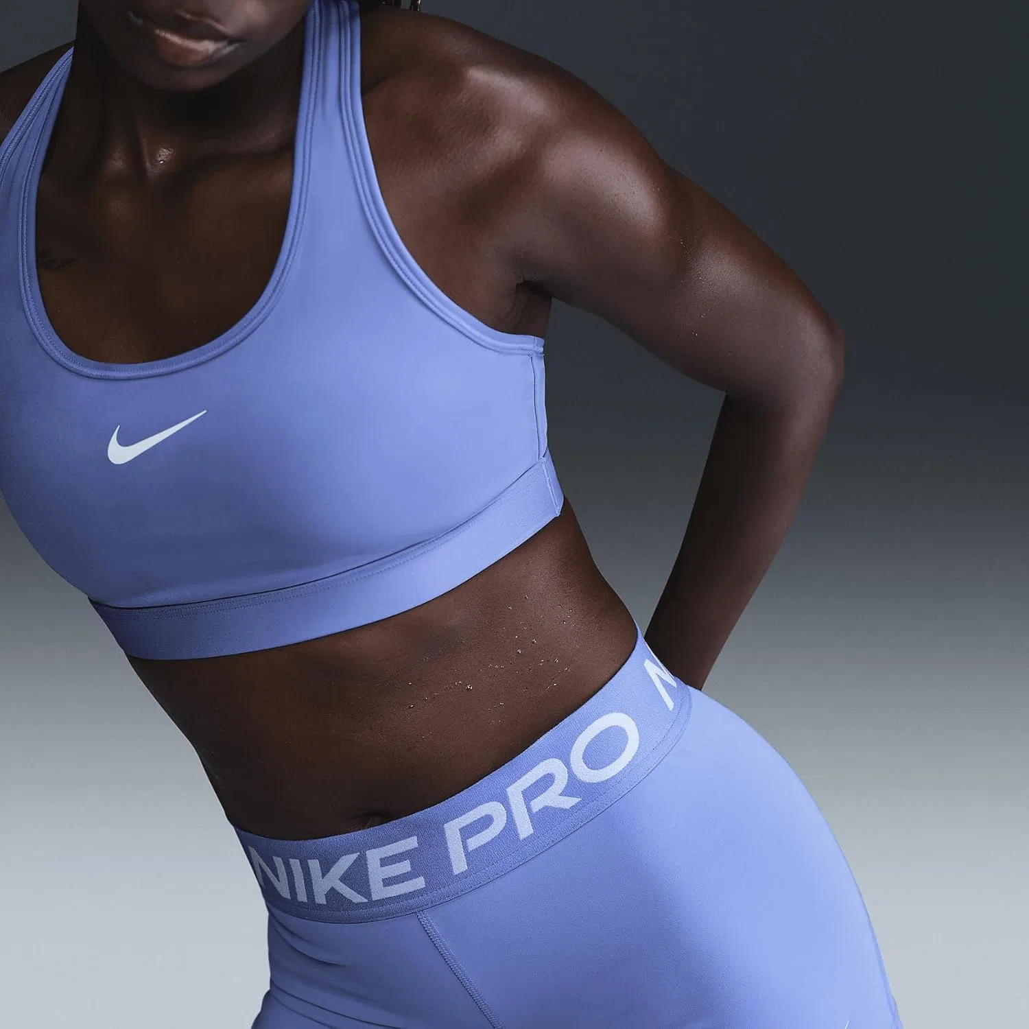 Шорты тренировочные Nike Pro, 3 дюйма, Royal Pulse/White — фото 2