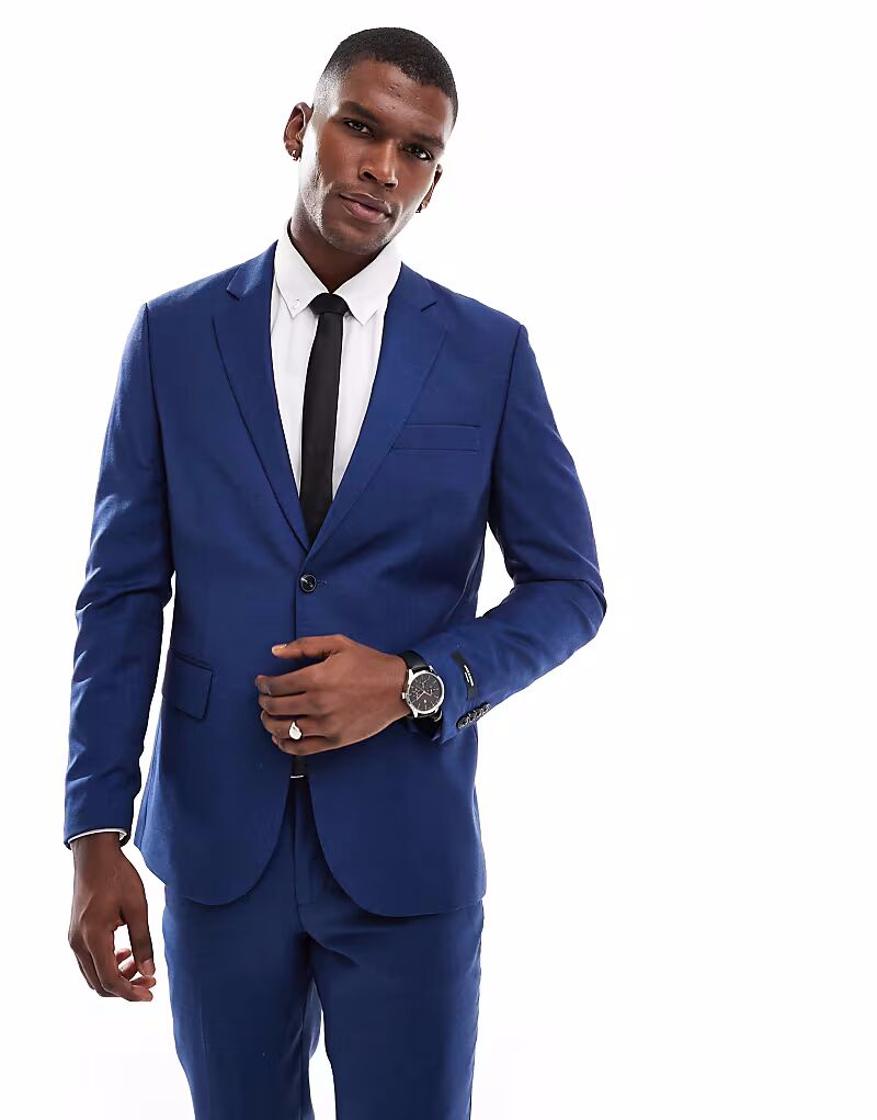 

Пиджак Jack & Jones super slim синего цвета