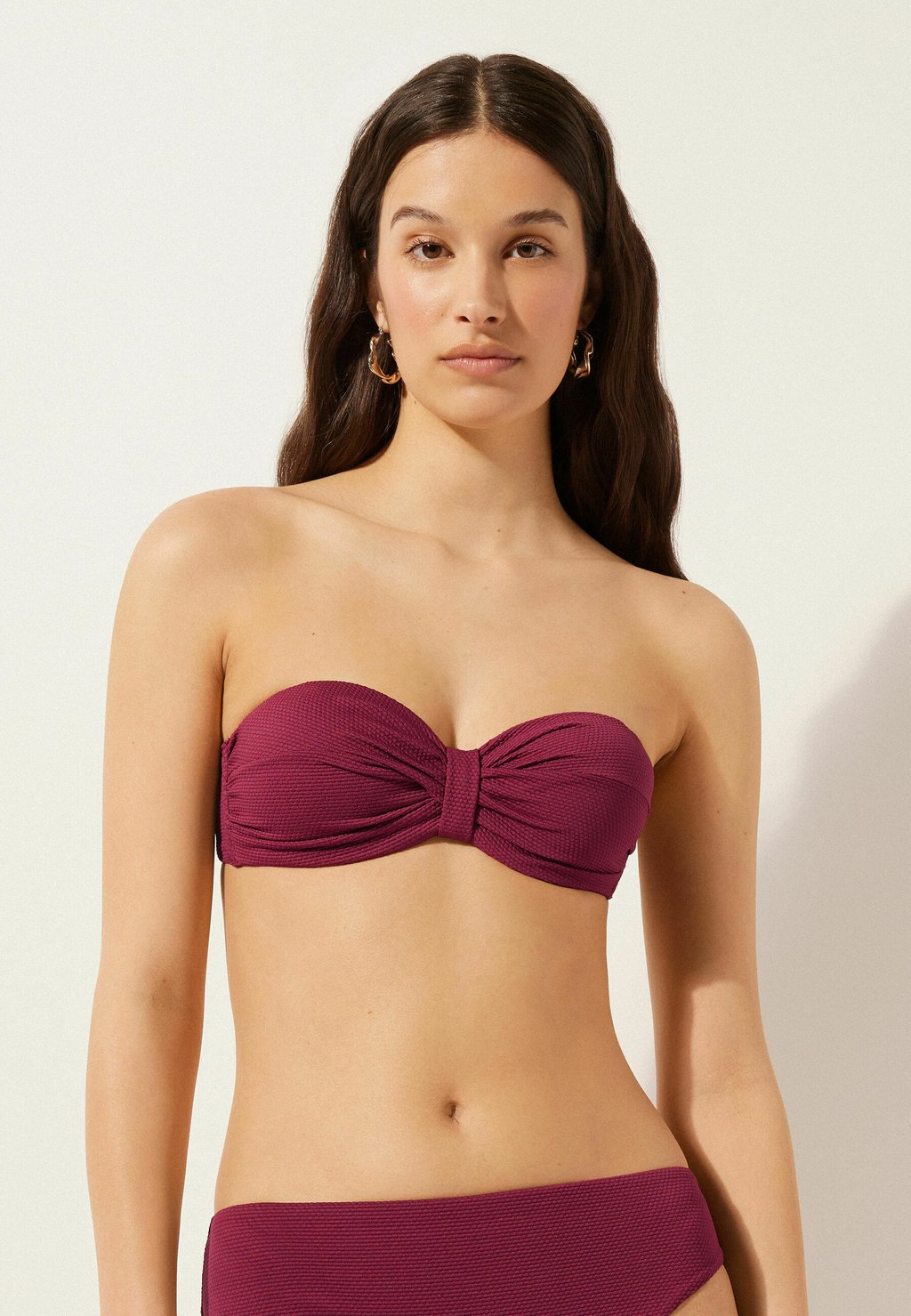 

Верх бикини CLASSY PIQUET. Calzedonia, красный